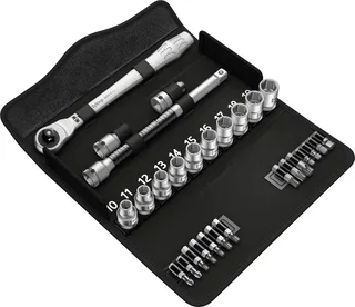 Zyklop Metal 8100 SC 8 Jeu de clés à douille métrique 1/2 (12.5 mm) 28 pièces 05004078001 de Wera – image du produit 3 sur 3