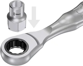 Zyklop Mini 2 05003660001 Umschaltknarre 1/4 (6.3 mm) 107 mm de Wera – image du produit 2 sur 2