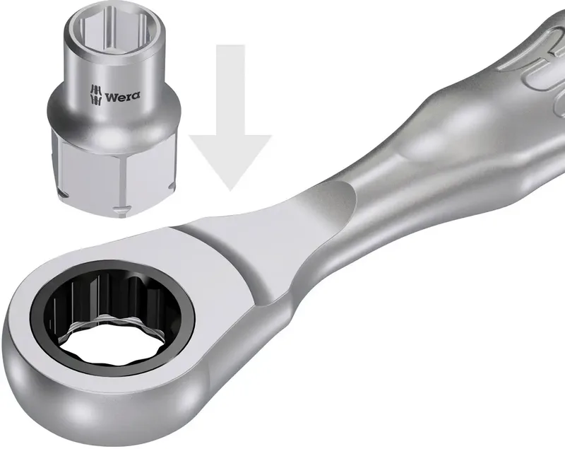 Zyklop Mini 2 05003660001 Umschaltknarre 1/4 (6.3 mm) 107 mm de Wera – image du produit 2 sur 2