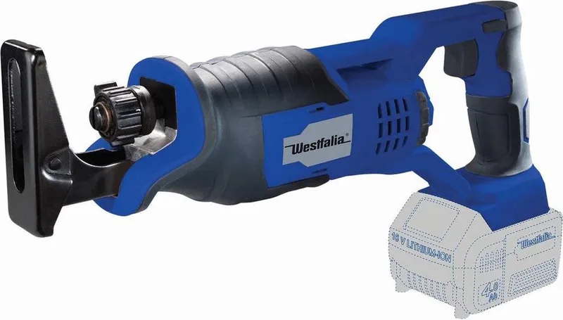Batterij reciprozaag, 18 V Li - Ion, zonder batterij en oplader von Westfalia – Produktbild