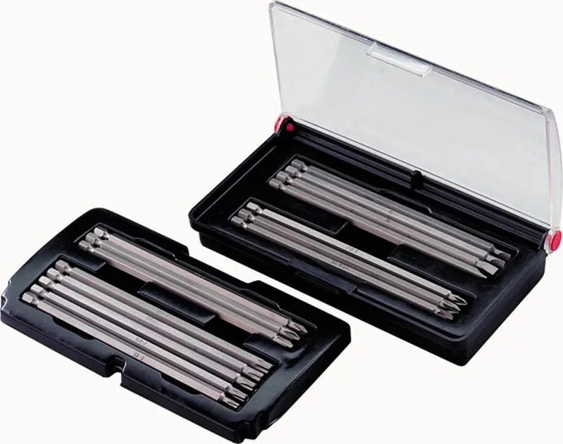 Bitset in koffer 150 mm 16-delig extra lang von Westfalia, Schwarz – Produktbild