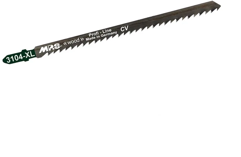 CV Decoupeerzaagblad, Kruisvertanding en gezet, GL 150/VL 130 mm, ZT 4,0 mm / 6 TPI, verpakking van 5 stuks van Westfalia – productafbeelding