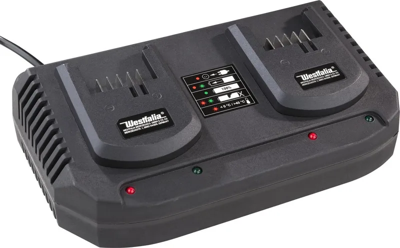 Dubbele Snellader 3.5 A DASLG 18 V accu oplader von Westfalia – Produktbild