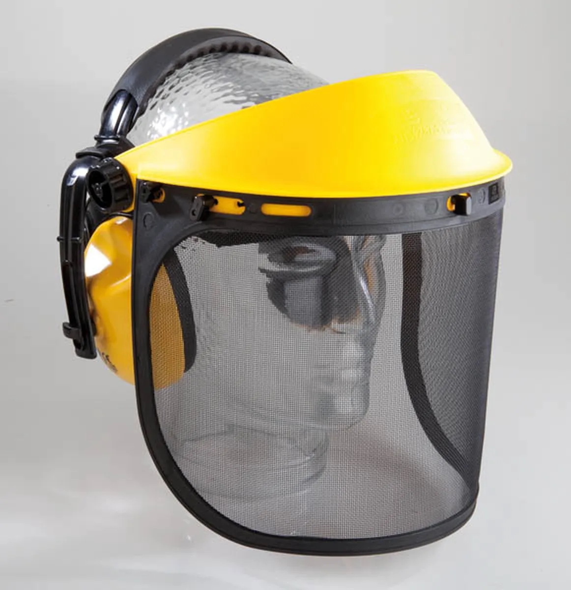 Hoofdbescherming set: gehoorbescherming en gezichtbescherming de Westfalia, Jaune, Noir – image du produit