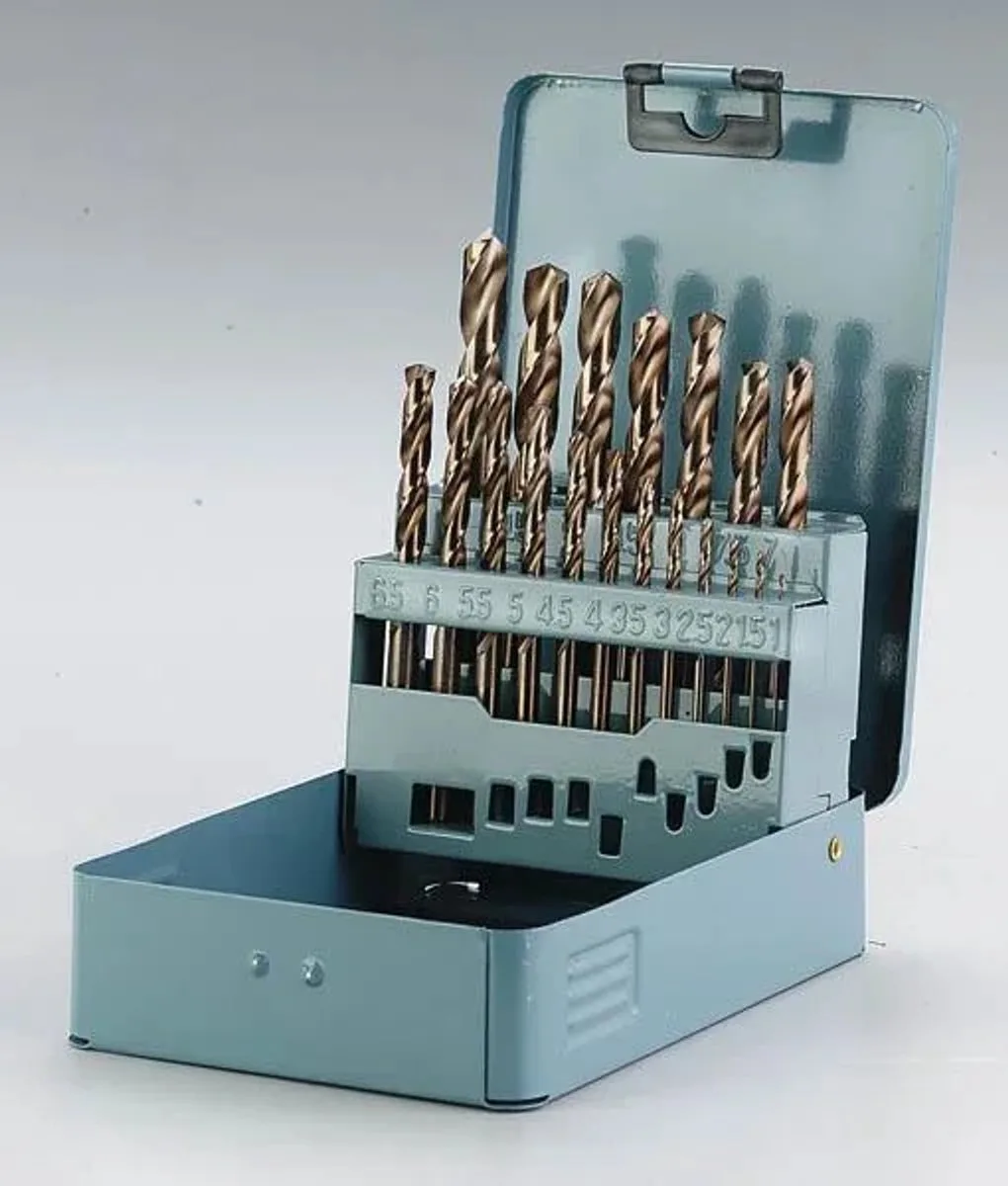 PTG RATIOLINE Spiralbohrer-Satz D338N gesch. 1-10,0mm HSSCo 19tlg. von Westfalia – Produktbild