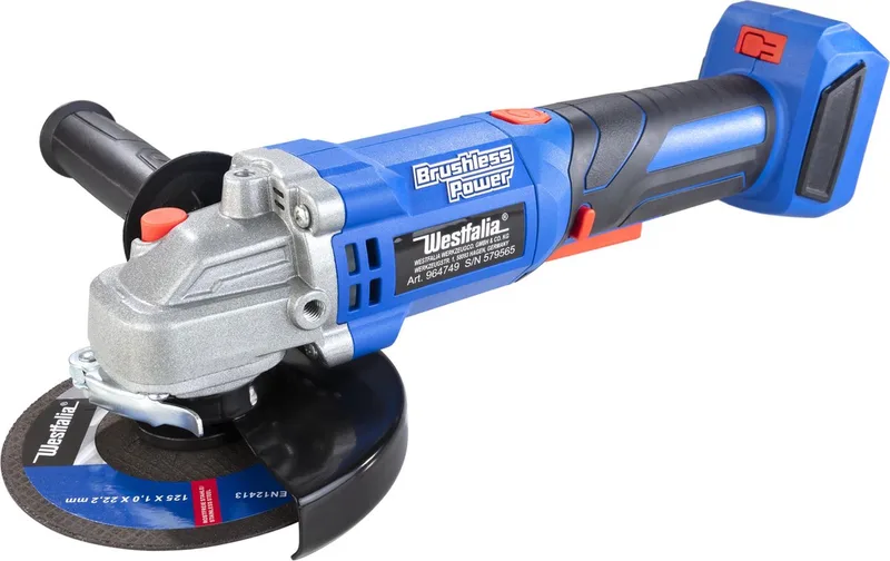 Westfalia 18V Haakse slijpmachine BL 125 mm WWSBL 125 von Westfalia – Produktbild