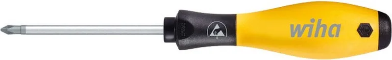 311Sf Esd Kruiskop Schroevendraaier Ph 2 Koplengte: 100 Mm Din En 61340-5-1 de Wiha, Kleurloos – image du produit