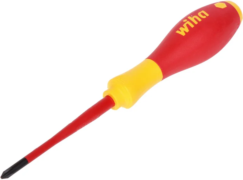 3211 SoftFinish electric slimFix VDE Schroevendraaier - Phillips - PH1 x 80mm by Wiha, Kleurloos – product image