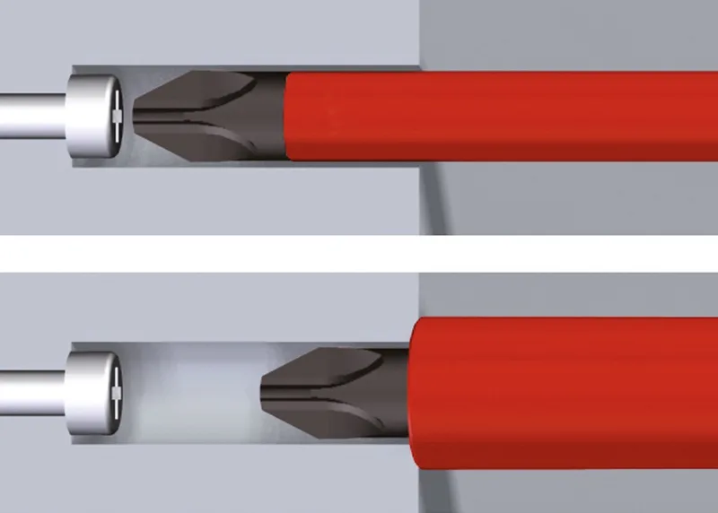 3251 SoftFinish electric slimFix Schroevendraaier - Torx - T10 x 100mm de Wiha, Kleurloos – image du produit