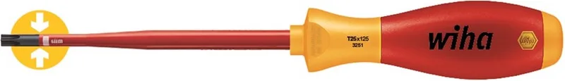 3251 SoftFinish electric slimFix Schroevendraaier - Torx - T20 x 100mm by Wiha, Kleurloos – product image