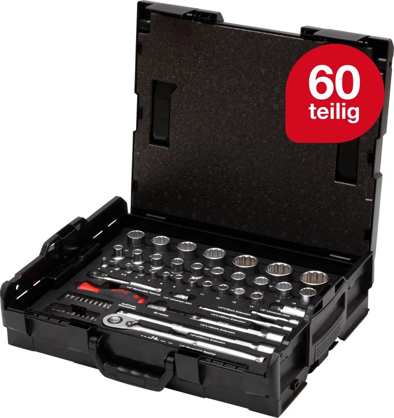 44685 Dopsleutel-bitinzetset 1/2, 1/4 395 mm de Wiha – image du produit