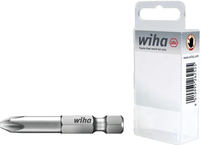 50mm Bitset Professional (1/4) Phillips (PH1) (2 stuks) - 38676 by Wiha – product image