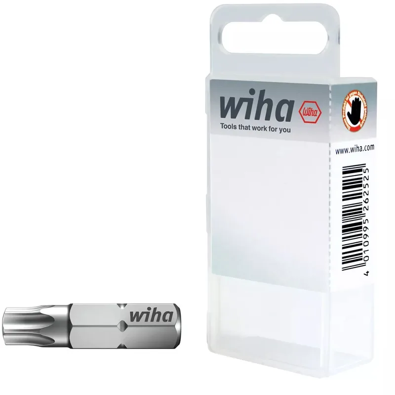 Bit Set Standard 25 Mm 7015-92125 Standard T25 (10); 95 Box 10-Tlg, T25 de Wiha – image du produit