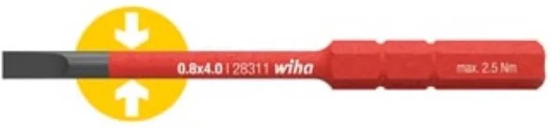 Bit slimBit electric sleufkop (41159) 3,5 mm x 75 mm by Wiha – product image
