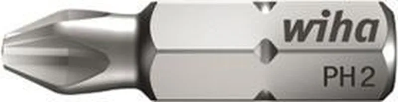 Bit Standard 25mm (¼″) Phillips (PH2) - 01658 by Wiha – product image