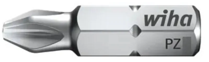 Bit Standard 25mm (¼″) Pozidriv (PZ1) - 01688 by Wiha – product image