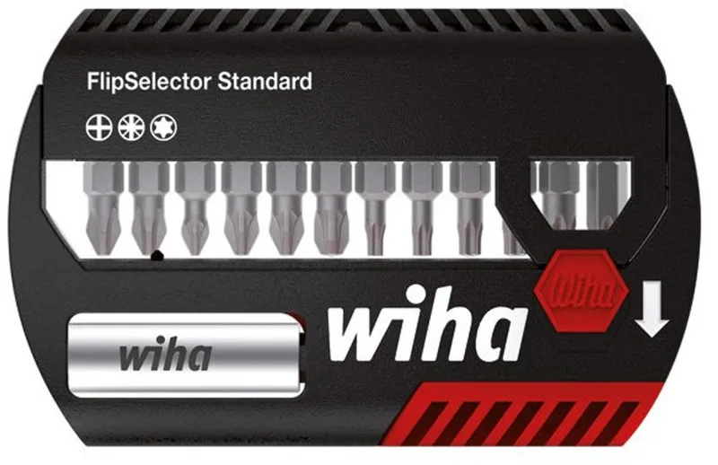 Bitset FlipSelector Standard 13-delig 1/4" 25mm van Wiha – productafbeelding