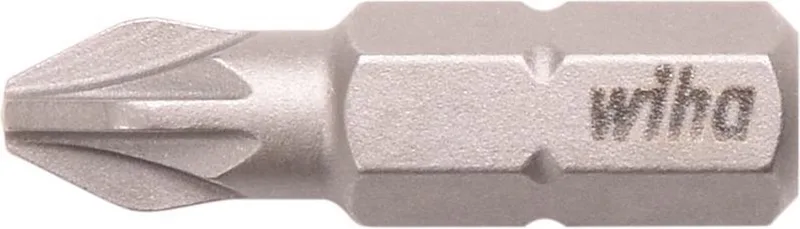 Bitset Standard 25mm (¼″) Pozidriv (PZ2) VE=100 - 40462 de Wiha – image du produit