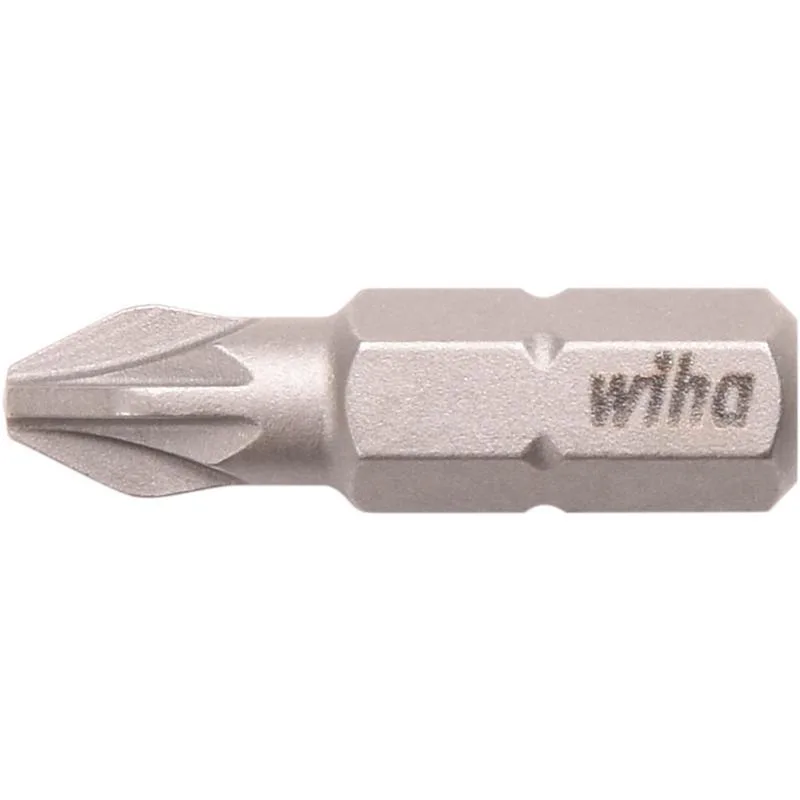 Bitset Standard 25mm (¼″) Pozidriv VE=20 - 36282 by Wiha – product image