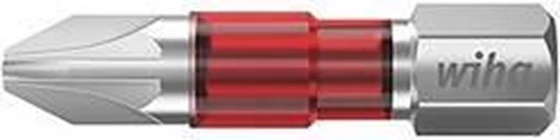 Bitset TY-bit 29mm (¼″) Pozidriv (PZ2) VE=5 - 42102 by Wiha – product image