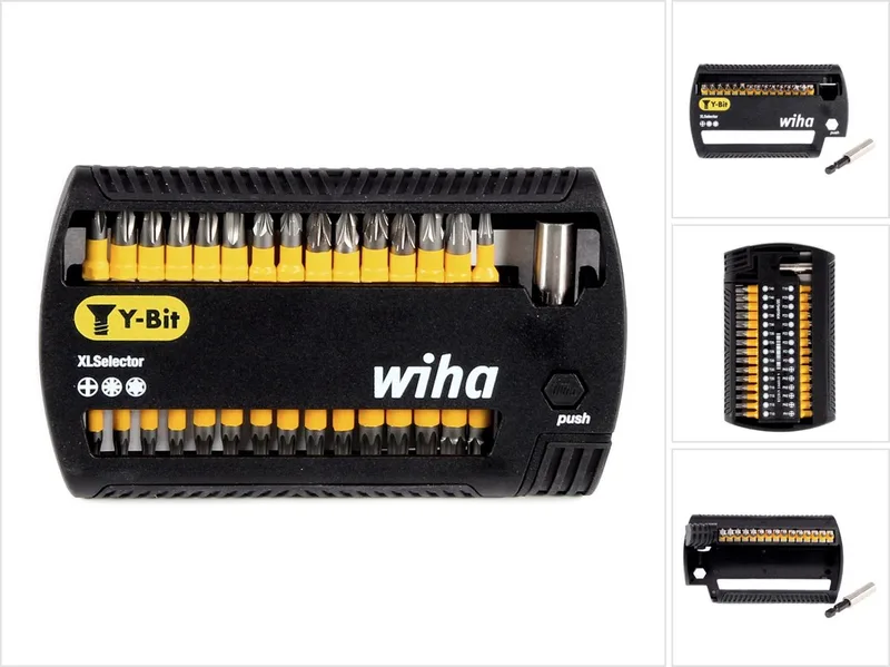 Bitset XLSelector Y-bit 25mm (¼″) PH / PZ / TORX® - 32-delig - 41832 by Wiha – product image