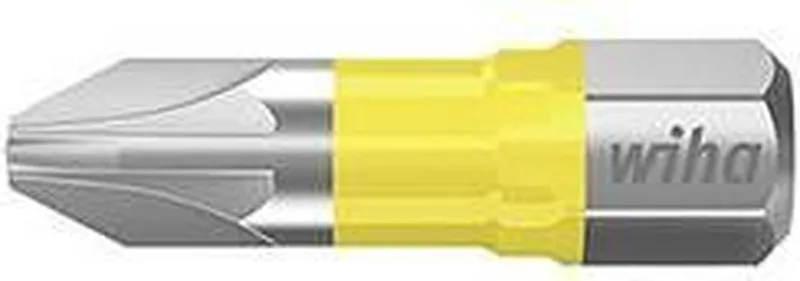 Bitset Y-bit 25mm (¼″) Pozidriv (PZ3) VE=5 - 41590 von Wiha – Produktbild