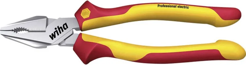Kraftkombizange Professional electric mit DynamicJoint® und OptiGrip mit extra langer Schneide 200 mm von Wiha, Kleurloos – Produktbild