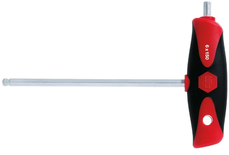 Comfortgrip 540Ds Werkplaats Inbussleutel Sleutelbreedte: 3 Mm Koplengte: 150 Mm de Wiha, Kleurloos – image du produit