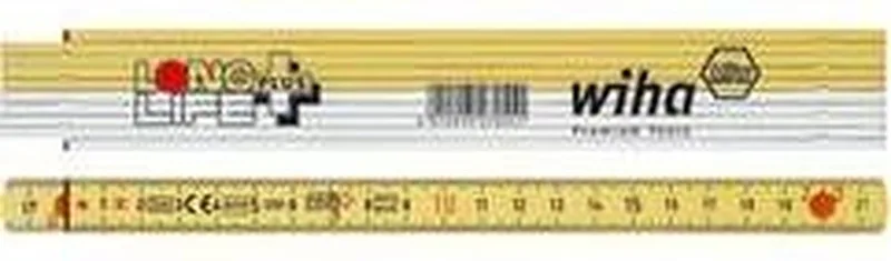 Duimstok LongLife® Plus 2 m metrisch, 10 delen - 27059 by Wiha, Kleurloos – product image 1 of 2