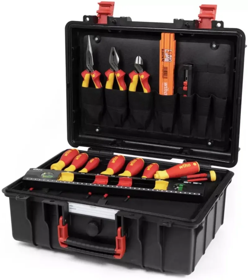 Gereedschapskoffer basis set L elektrisch - 18-delig - 45530 by Wiha – product image