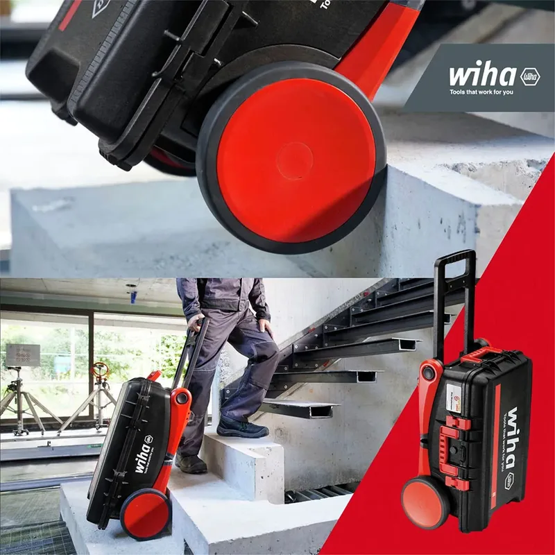 Xxl Iii Verktygsväska I Aluminium von Wiha, Schwarz, Rot – Produktbild 6 von 6
