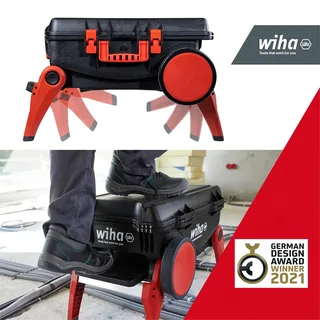Xxl Iii Verktygsväska I Aluminium von Wiha, Schwarz, Rot – Produktbild 3 von 6
