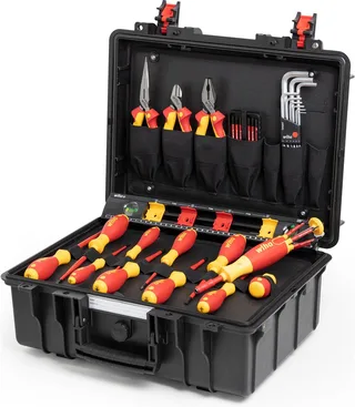 Gereedschapsset Basic Set L Electric in Koffer - 39-delig - 45257 by Wiha, Yellow – product image 1 of 5