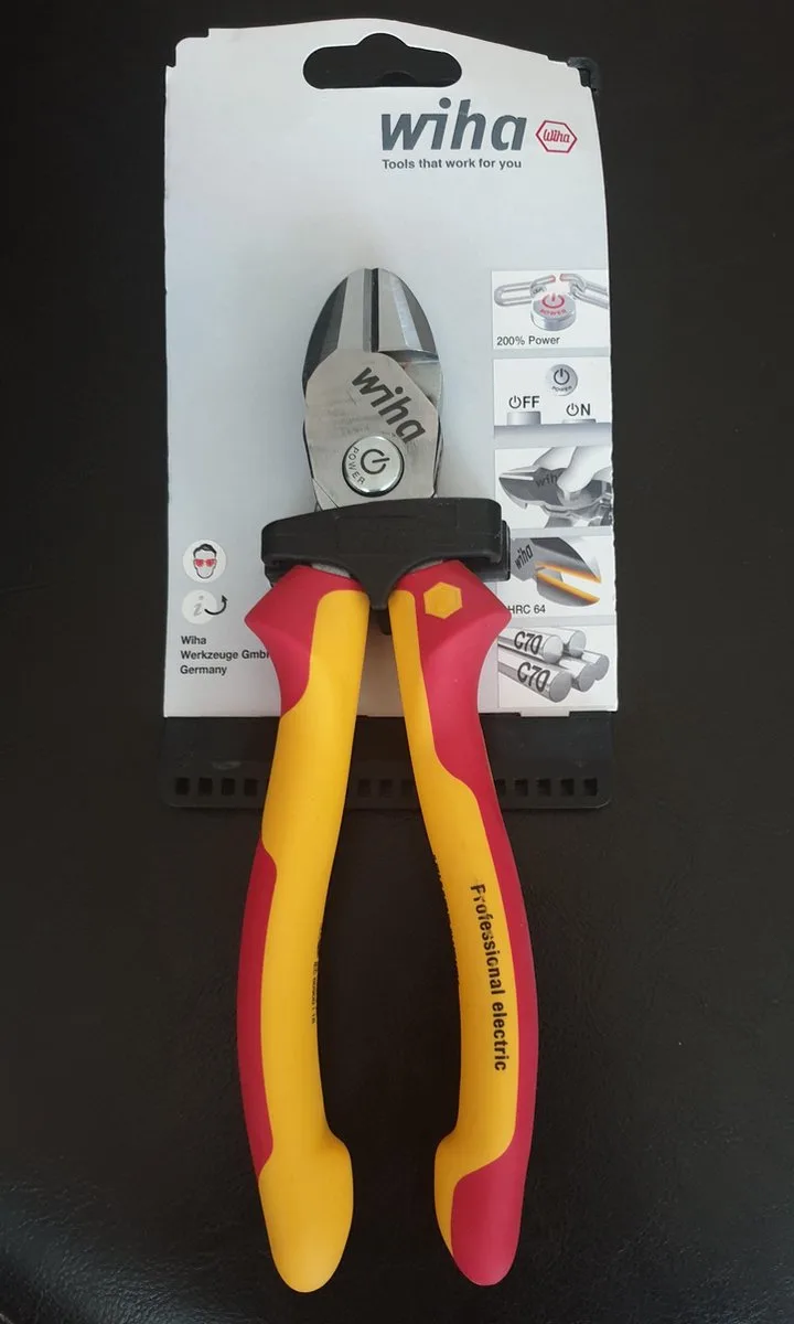 High-performance zijkniptang BiCut® Professional met DynamicJoint® omschakelbaar - 38984 by Wiha, Kleurloos – product image
