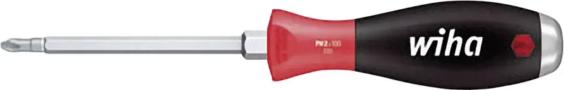 Kreuzschl.-Schraubendreher StK PH Gr.3x150mm 6k-K SoftFinish 03239 pour latelier Tournevis cruciforme PH 3 Longueur de la lame: 150 mm DIN ISO 8764 de Wiha – image du produit