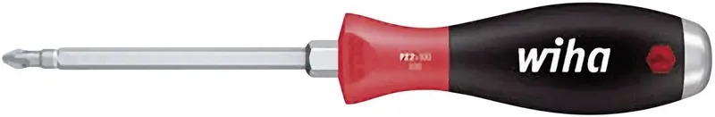 Kreuzschl.-Schraubendreher StK PZ Gr.2x100mm 6k-K SoftFinish 03246 Werkstatt Kreuzschlitz-Schraubendreher PZ 2 Klingenlänge: 100 mm DIN ISO 8764 by Wiha – product image