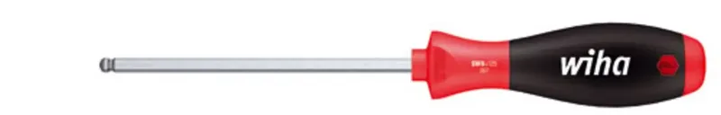 Clé coudée pour vis à 6 pans creux 4 mm Wiha Kugelkopf-Schraubendreher 4x100mm 6kant Softfinish 26329 Longueur de la lame: 100 mm N/A 1 pc(s) de Wiha – image du produit