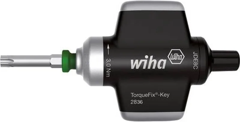 Momentschroevendraaier met sleutelgreep TorqueFix® Key vast ingestelde momentbegrenzing - 38622 by Wiha, Kleurloos – product image