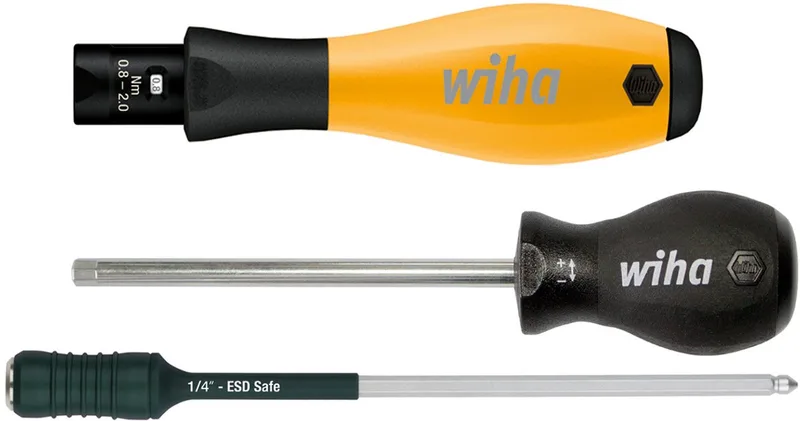 Momentschroevendraaier TorqueVario®-S ESD variabel instelbare momentbegrenzing - 26629 van Wiha, Kleurloos – productafbeelding