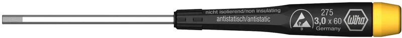 Precisie ESD Schroevendraaier Inbus 0,7mm - Antistatisch de Wiha, Jaune – image du produit