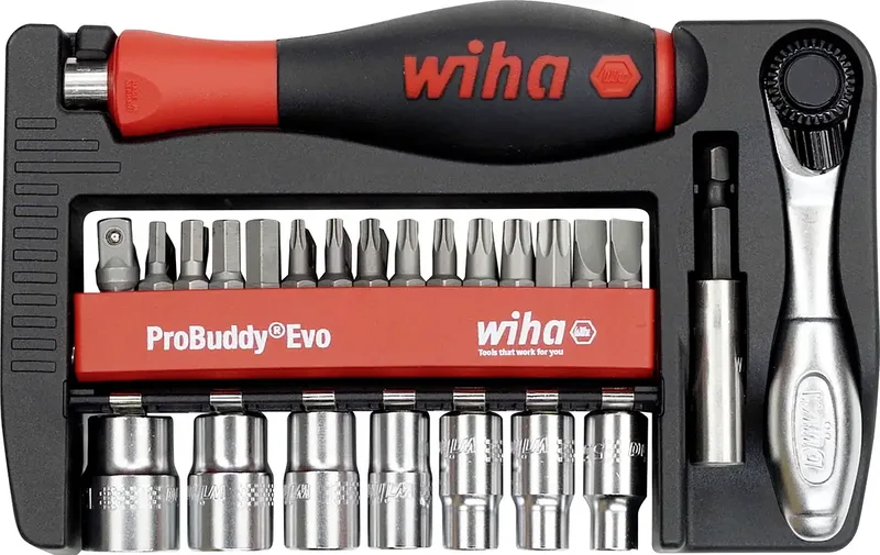ProBuddy Evo Bit- und Steckschlüssel-Set 1/4 46960 von Wiha – Produktbild 1 von 2