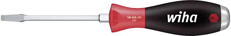 Schlitzschraubendreher Stahlk. 12,0x2,0x200mm 6k-K SoftFinish Werkstatt Schlitz-Schraubendreher Klingenbreite: 12 mm Klingenlänge: 200 mm DIN ISO 2380 fra Wiha – produktbillede