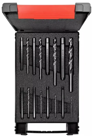Schraubenausdreher Set Sechskant 8-tlg. mit Spiralbohrer de Wiha – image du produit 3 sur 3