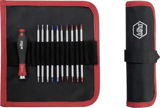Schraubendreher mit Wechselklingen Set SYSTEM 4 gemischt Innensechskant 1.3 1.5 2 2.5 3 4 Schlitz 1.5 2.0 2.5 PH000 PH0 11-tlg. by Wiha – product image 2 of 2
