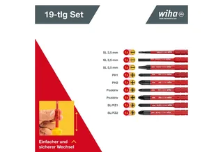 Momentschroevendraaierset VDE 14-delig 0.8 - 5 Nm DIN EN 60900 van Wiha, Zwart – productafbeelding 4 van 4