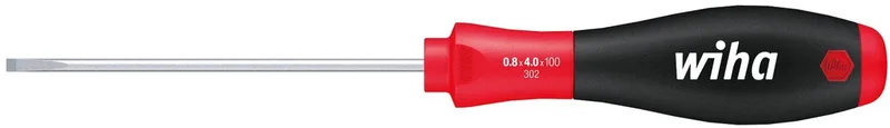 Schroevendraaier Gleuf - 302- 4.5X125 de Wiha, Rouge – image du produit