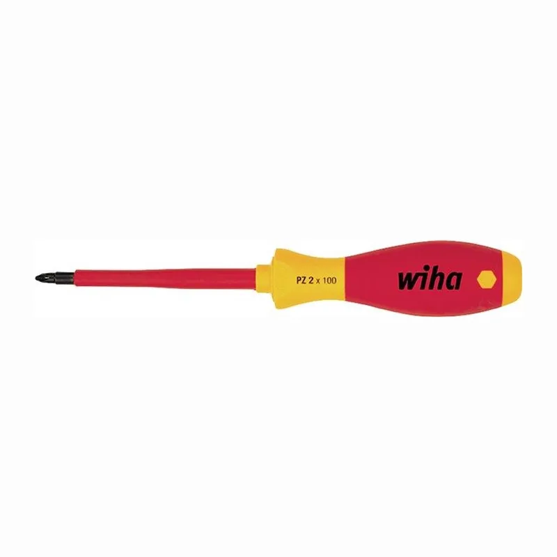 Schraubendreher SoftFinish® electric Pozidriv PZ3 x 150 mm von Wiha, Rot – Produktbild