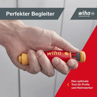 Schroevendraaier met bitmagazijn PocketMax® electricgemengd met 4 slimBits - 45296 van Wiha, Kleurloos – productafbeelding 6 van 6