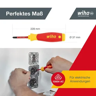 Schroevendraaier met bitmagazijn PocketMax® electricgemengd met 4 slimBits - 45296 van Wiha, Kleurloos – productafbeelding 4 van 6