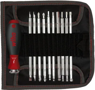 Feinmechanikerschraubendrehersatz 281 T11 11-tlg.Schlitz/PH/PZD/TX/6KT WIHA von Wiha, Kleurloos – Produktbild 1 von 6
